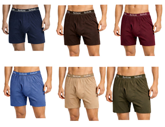 SUNLUXE Premium Boxer Shorts – 6 Pack Combo | Offer ₹479